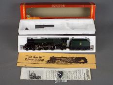 Hornby - A boxed Hornby R080 BR Class 8P 4-6-2 OO gauge Steam Locomotive and Tender Op.No.