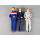 Barbie by Mattel - A collection of three Ken poseable fashion dolls,