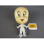 A Mattel, Casper pull string, talking toy figure,