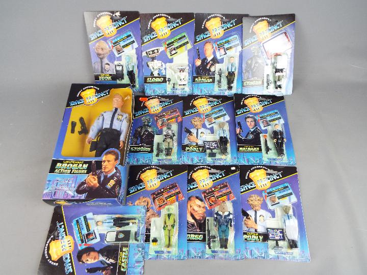 Vivid Imaginations - 12 boxed / carded action figures from Gerry Anderson's 'Space Precinct 2040'