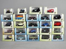Oxford Diecast - A boxed group of 24 Oxford Diecast 1:76 scale model vehicles.