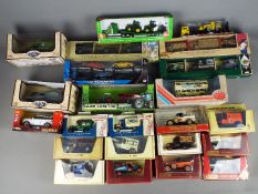 Matchbox, Saico, Lledo, EFE, Siku and others - 23 boxed diecast vehicles in various scales.