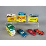 Matchbox by Lesney - eight diecast models comprising Boxed models: Ford Thunderbird # 75,