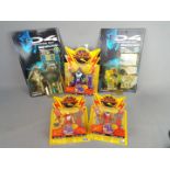 Playmates, Trendmasters - Five carded TV / film related action figures / playsets.
