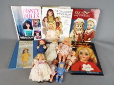 Collectable Dolls - A good collection of seven celluloid dolls ranging in size from 25 cm to 50 cm