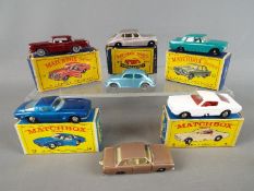Matchbox by Lesney - A collection of seven diecast Matchbox vehicles, 5 of which are boxed.