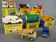Matchbox by Lesney - ten diecast models comprising Boxed models: Scammell Mountaineer Snowplough #
