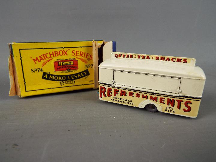 Matchbox - A boxed Matchbox #74 Mobile Canteen.