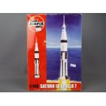 Airfix - an all plastic model kit of a Saturn IB Apollo 7 Rocket model No.