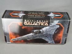 Battlestar Galactica - a Moebius Models hand-painted and assembled display model of Battlestar