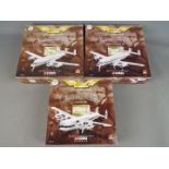 Corgi Aviation Archive - Three boxed diecast 1:144 scale civilian aircraft from Corgi Aviation