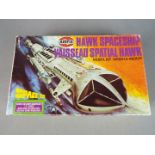 Gerry Anderson - Space 1999 - an Airfix Hawk Spaceship Vaisseau Spatial Hawk all plastic model kit