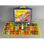 Matchbox - A Matchbox Carry Case containing four trays of 48 Matchbox diecast vehicles