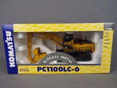 Joal - A boxed 1:50 scale diecast Komatsu PC1100 LC-6 Tracked Excavator by Joal.