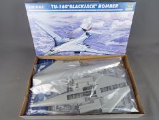 Trumpeter 1/72 scale boxed kit comprising TU-1 60 'Blackjac' Bomber, # 01620,