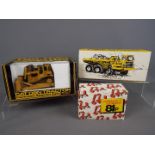 Conrad, NZG - Three boxed diecast 1:50 scale construction vehicles.