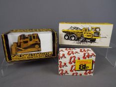 Conrad, NZG - Three boxed diecast 1:50 scale construction vehicles.