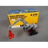 NZG - A boxed 1:50 scale diecast NZG #497 Liebherr Heinrich Lilienkamp A316 66 Litronic Hydraulic