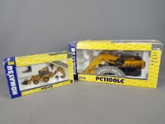 First Gear, Joal -Two boxed 1:50 scale diecast Komatsu vehicles.