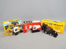 Gescha, Conrad - Three boxed 1:50 scale diecast construction vehicles,