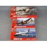 Airfix - three all plastic model kits to include a Boeing 707-436 model No. A05171.