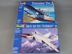Revell - two all plastic model kits to include a Dornier Do X model No.