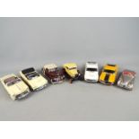 Danbury Mint - seven unboxed 1: scale diecast model motor vehicles comprising a 1941 Chevrolet