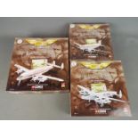 Corgi Aviation Archive - Three boxed 1:144 scale diecast model aircraft.