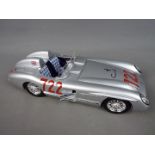 Burago/ Danbury Mint - a precision diecast model 1955 Mercedes Benz 300 SLR Mille Miglia bearing