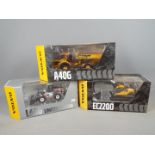 Motorart - Three boxed Volvo 1:50 scale construction vehicles by Motorart.