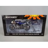 Minichamps Valentino Rossi Collection - a 1:12 scale diecast model Yamaha YZR-M1, MotoGP 2005,