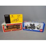 NZG, Siku, Diapet - Three boxed diecast construction vehicles in 1:50 scale.