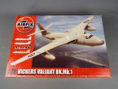 Airfix - an all plastic model kit of a Vickers Valiant BK. Mk.1 model No.