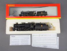 Hornby - A boxed Hornby OO Gauge 'Super Detail' R2395 Class 8F 2-8-0 Steam locomotive and Tender