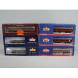 Bachmann, Hornby - Six boxed OO gauge items of passenger and freight rolling stock.