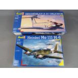 Revell - two all plastic model kits to include Ekranoplan A-90 Orljonok model No.