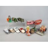 Dinky by Meccano - a collection of twelve unboxed diecast models to include 10 ton Army truck # 622,