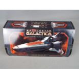Battlestar Galactica - an authentic replica painted and assembled display model of a Viper Mark II,