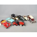 Franklin Mint - seven precision diecast 1:24 scale models comprising 1956 Chevrolet Corvette,