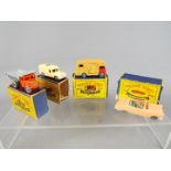 Matchbox, Lesney - Four boxed diecast vehicles by Matchbox.