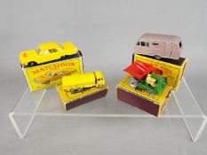 Matchbox, Lesney - Four boxed diecast vehicles by Matchbox.