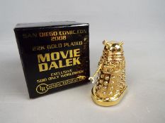 Movie Dalek - an exclusive 22k gold plated Movie Dalek from San Diego 2008 Comic Con, 2008,