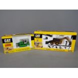 Norscot - Two boxed 1:50 scale diecast construction vehicles by Norsco .