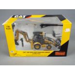 Norscot - A boxed 1:50 scale diecast Norscot #55149 Caterpillar 432E Side Shift Backhoe loader with