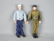 Palitoy, Hasbro - Two vintage unboxed 'Action Man' figures.