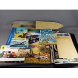 Italeri, Heller, Academy, Others - 10 boxed plastic model kits in various scales,