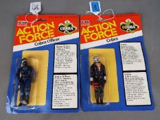 Palitoy, Action Force, Action Man - Two carded Action Force figures by Palitoy.