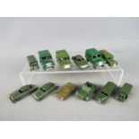 Benbros - An unboxed group of 12 diecast military vehicles by Benbros.