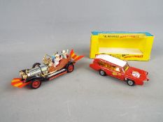 Corgi Toys - A boxed Corgi Toys #277 'Monkeemobile' in red with white roof appears in Very Good