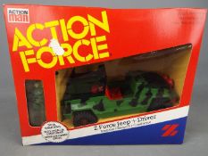 Palitoy, Action Force, Action Man - A boxed Palitoy Action Man Z Force Jeep and Driver.